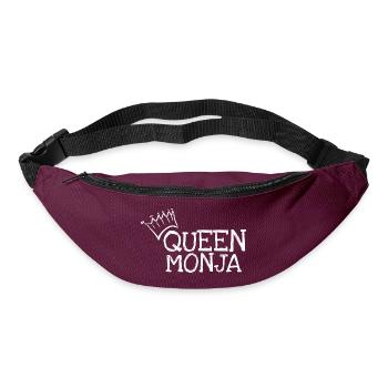First name Monja - Bum bag - burgundy - Front