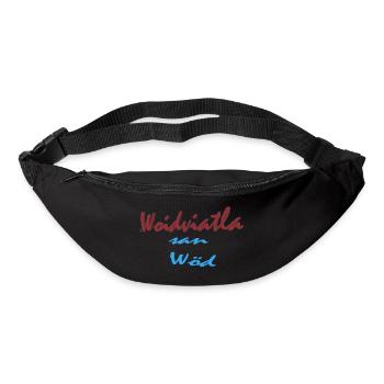 Woidviatla san Wöd - Sac banane - noir - Devant