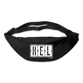 Helsinki HEL , City Souvenir T-Shirt, Hoodie, Cap - Gürteltasche - Schwarz - Vorne