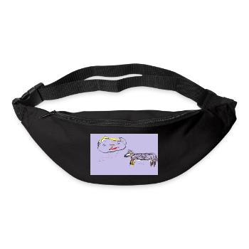 The square was empty, yet the dog refused to leave - Bum bag - black - Front