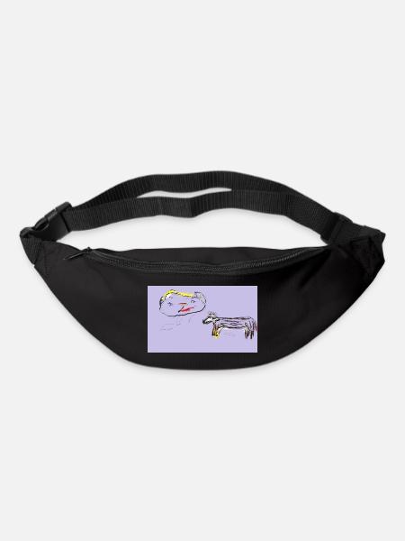 La place était vide, pourtant le chien refusait de partir - Sac banane - noir