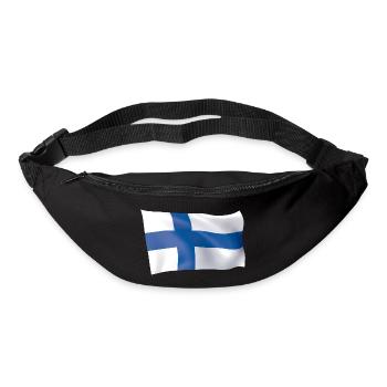 Flag Finland - Bum bag - black - Front
