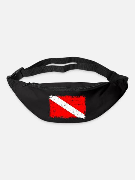 Diver Flag - Bum bag - black