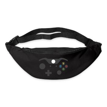 Manette de jeux vidéo 2 - Sac banane - noir - Devant