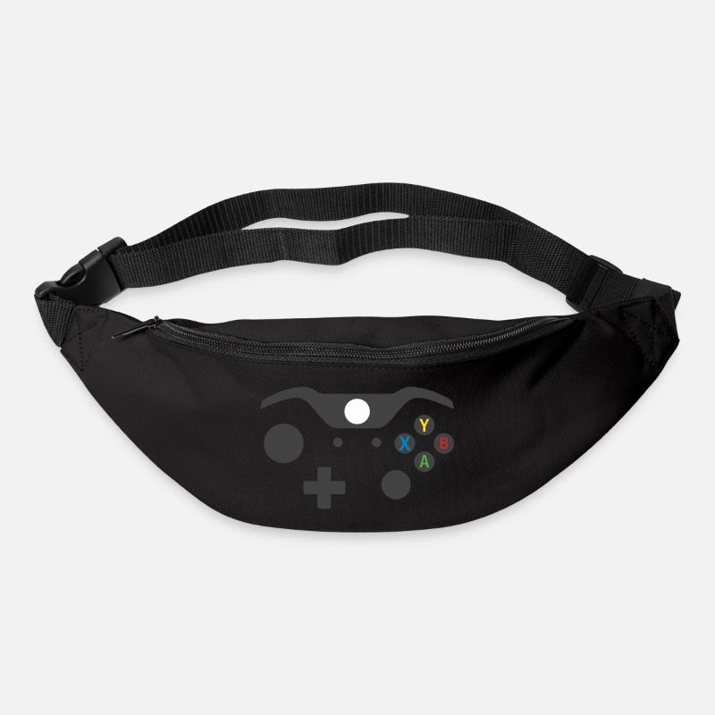 Manette de jeux vidéo 2 - Sac banane - noir