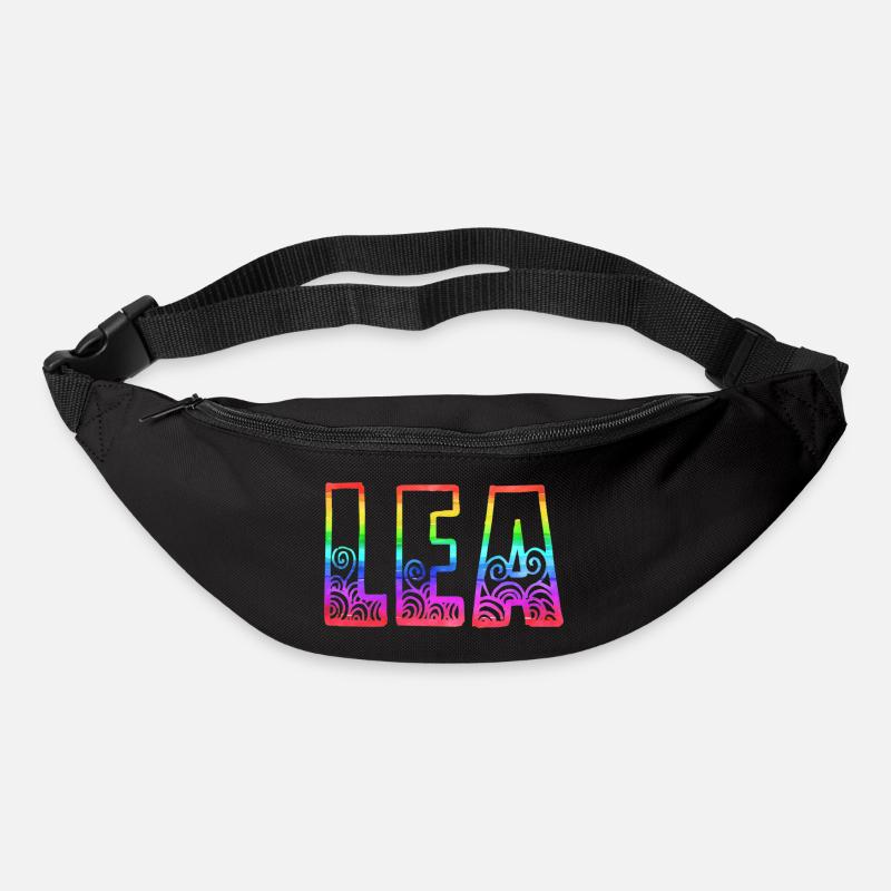 lea rs rainbow - Sac banane - noir