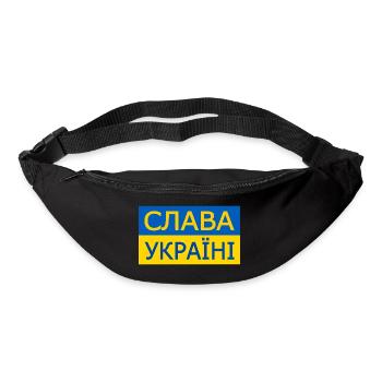 Slava ukraini - Gürteltasche - Schwarz - Vorne