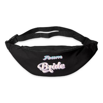 Braut-Team team bride Junggesellinnenparty - Gürteltasche - Schwarz - Vorne