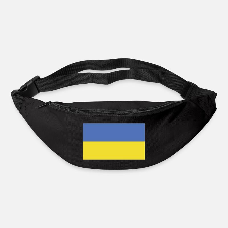Ukraine Flag Flag - Bum bag - black