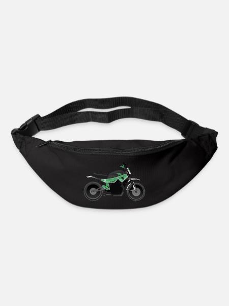 Motorcycle in a delicious motif. - Bum bag - black
