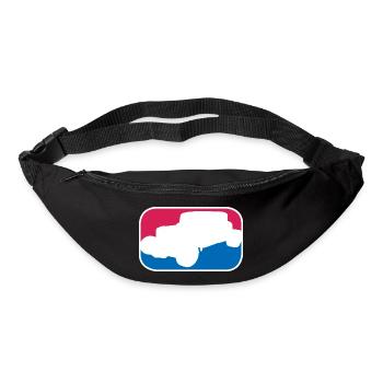 Hotrod Hot Rod V8 Tuning custom lustiges Geschenk - Gürteltasche - Schwarz - Vorne