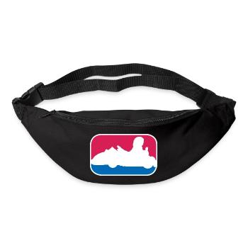 Kart Gokart Racing Formel tuning lustige Geschenk - Gürteltasche - Schwarz - Vorne