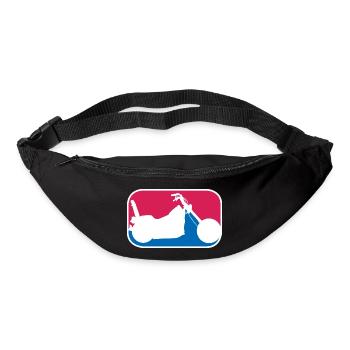 Chopper american Motorrad Highway Biker Geschenk - Gürteltasche - Schwarz - Vorne