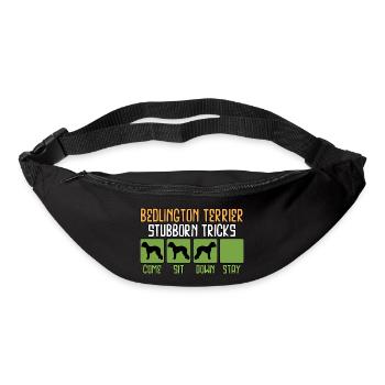 Bedlington Terrier Dog Saying Sayings Funny - Bum bag - black - Front