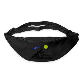 Berge - Gürteltasche - Schwarz - Vorne
