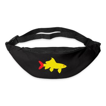 Epalzeorhynchos bicolor rouge et jaune - Sac banane - noir - Devant