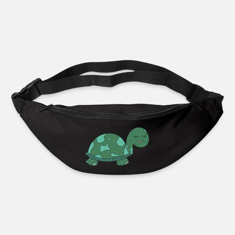 Schildkröte - Gürteltasche - Schwarz