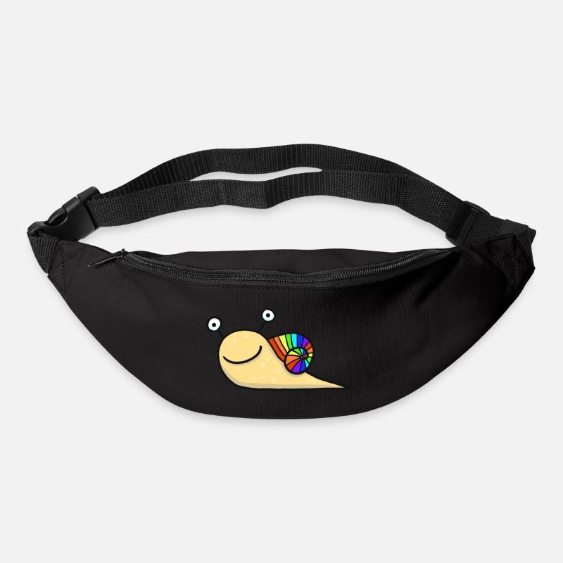 Rainbow Snail - Bum bag - black