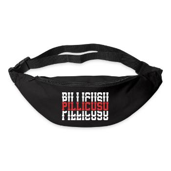 Pillicusu T-Shirt Texte Empilé Cadeau T-Shirt - Sac banane - noir - Devant
