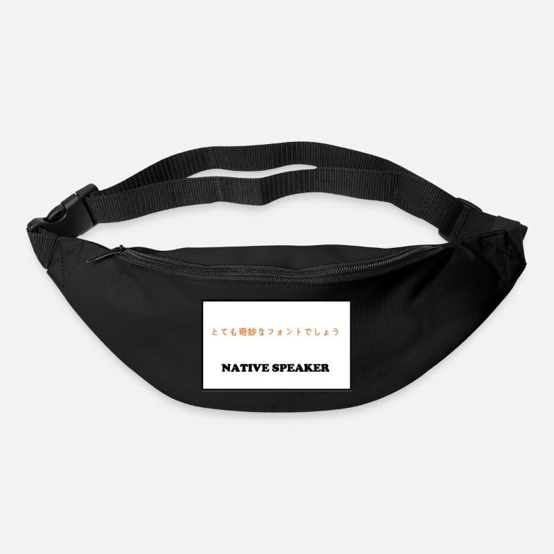 Native Speaker, japanisch - Gürteltasche - Schwarz