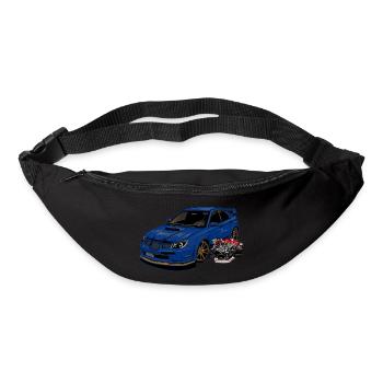 Car with motor - Gürteltasche - Schwarz - Vorne