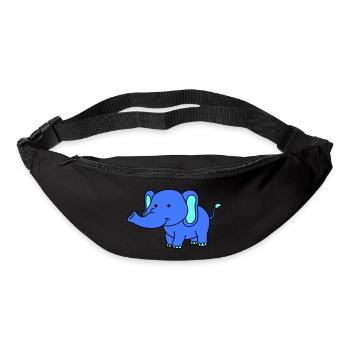 elefant - Gürteltasche - Schwarz - Vorne