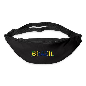 Brazil Flag - Bum bag - black - Front