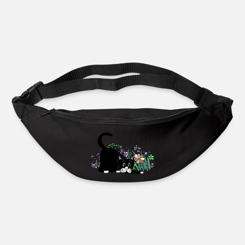 Chat - Sac banane - noir