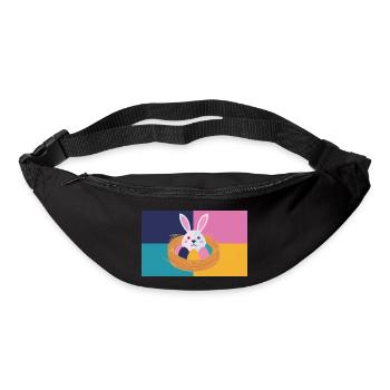 Easter Bunny No.05 - Bum bag - black - Front