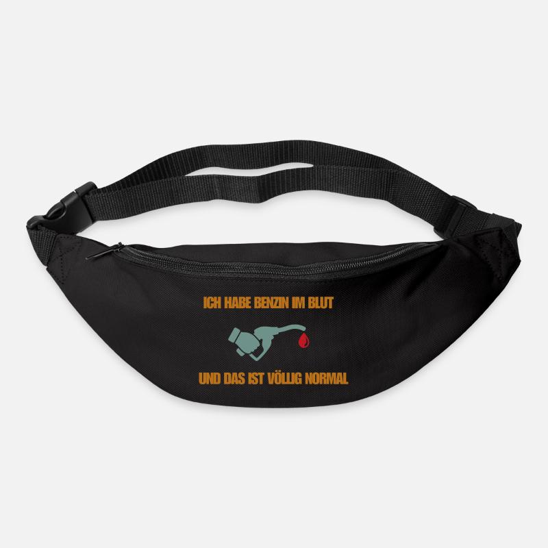 De l’essence dans le sang - Sac banane - noir