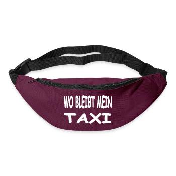 Taxi - Sac banane - bordeaux  - Devant