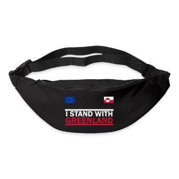 I stand by Greenland - Bum bag - black - Front