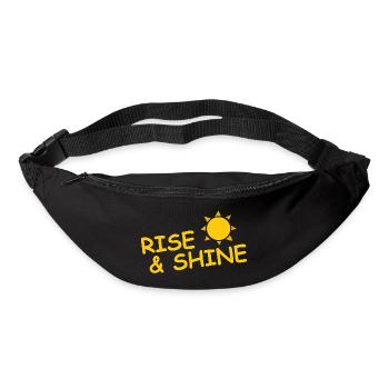 RISE AND SHINE - Gürteltasche - Schwarz - Vorne