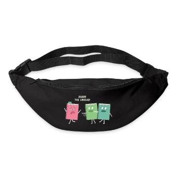 Reader Bookaholic Love Books Lesezeichen – Lustiges Buch - Gürteltasche - Schwarz - Vorne