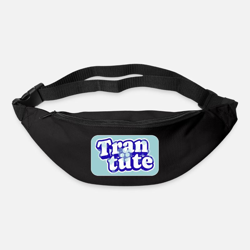 Echte Trantüte im Dienst - Gürteltasche - Schwarz