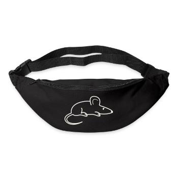 mouse animal - Bum bag - black - Front