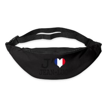 Ich liebe jean-luc - Gürteltasche - Schwarz - Vorne