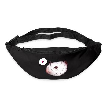 Jorunna - Hasenschnecke - bunny snail - Gürteltasche - Schwarz - Vorne