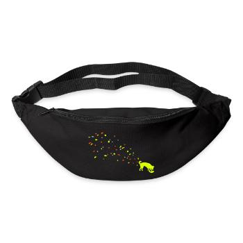 Hund Dreck - Gürteltasche - Schwarz - Vorne