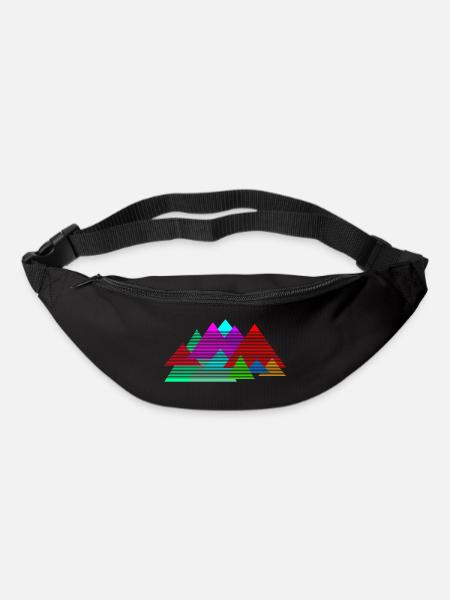 It's quiet in the mountains, you can hike there - Bum bag - black