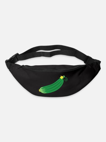 Gurke - Gürteltasche - Schwarz