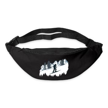 Ski tourers and mountains, ski tours - Bum bag - black - Front