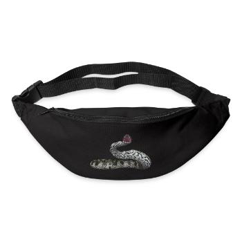Idol snake, boa constrictor, snake - Bum bag - black - Front