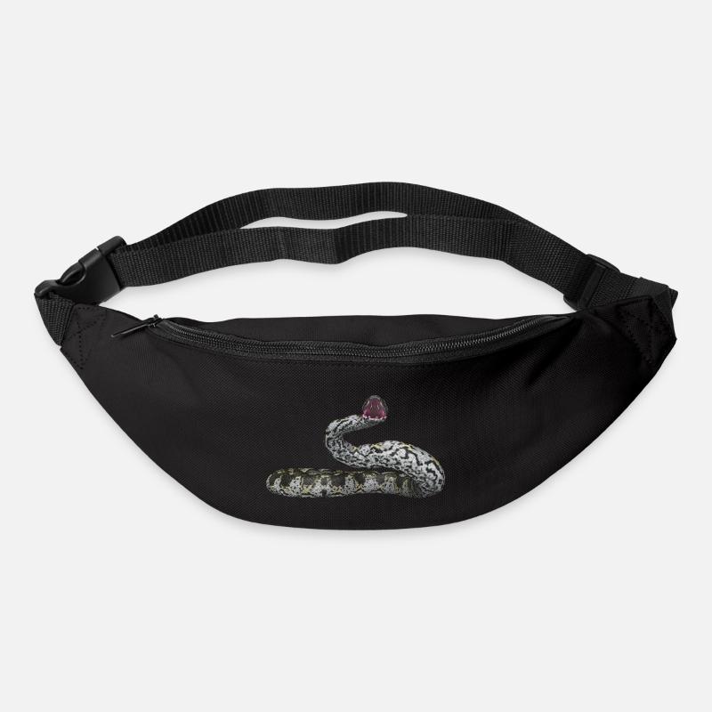 Abgottschlange, Boa Constrictor, Schlange - Gürteltasche - Schwarz