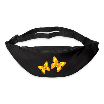 Butterfly Butterfly Insects Spring Summer colorful - Bum bag - black - Front