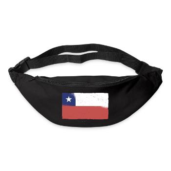 Flagge von Chile Südamerika Chilenen Chilene Santa - Gürteltasche - Schwarz - Vorne