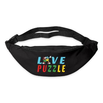 Love Puzzle - Bum bag - black - Front