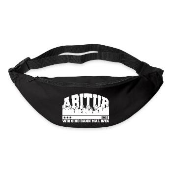Abitur 2022 Abi Schulabschluss Gymnasium - Gürteltasche - Schwarz - Vorne