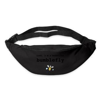 Look, I'm a beautiful bumblefly - Gürteltasche - Schwarz - Vorne
