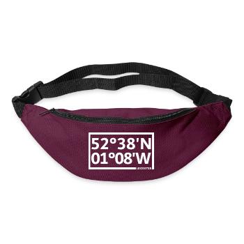 Leicester coordinates - Bum bag - burgundy - Front